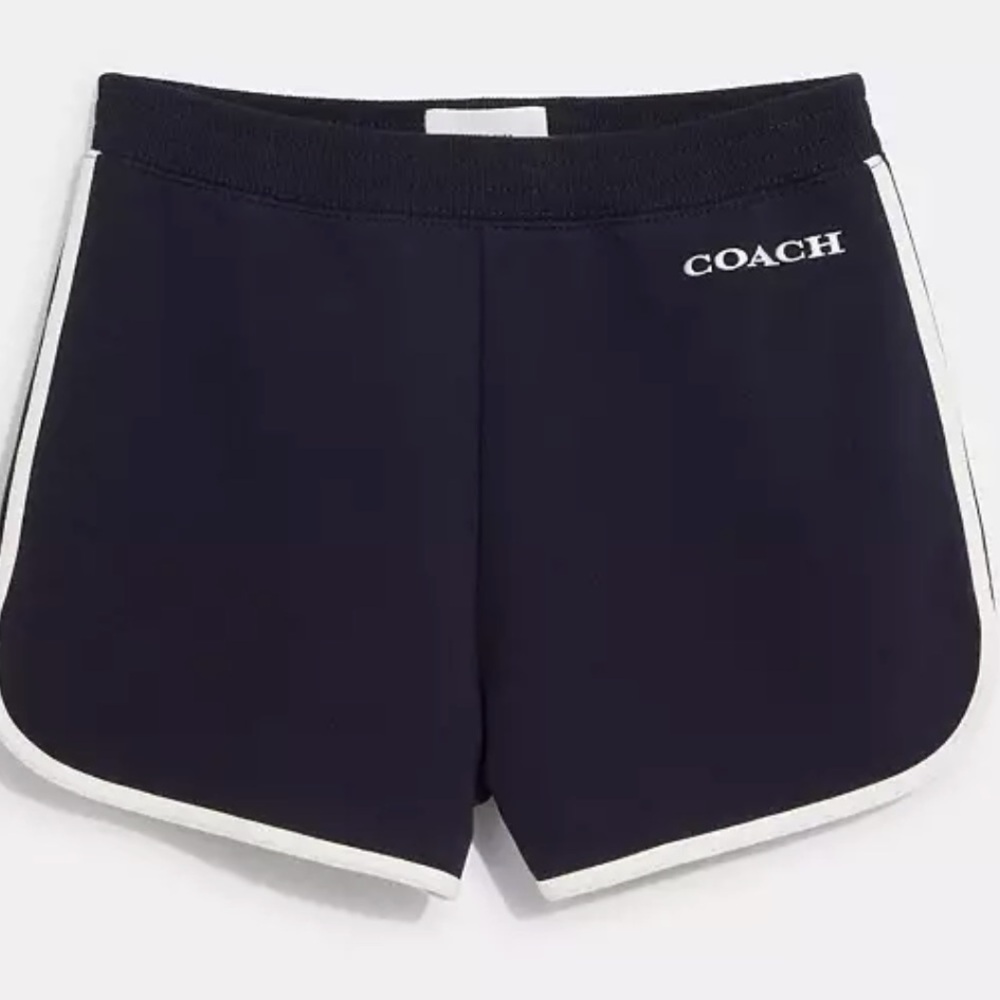 COACH ESSENTIAL RETRO SWEATSHORT NAVY - S